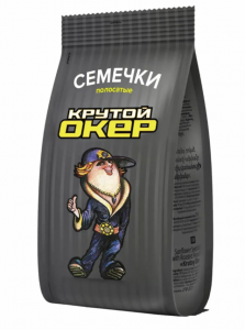 Семечки жареные Крутой Окер полосатые, 70 г
