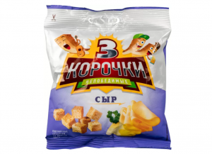 Сухарики Три корочки сыр 40г