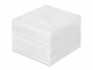 Салфетки бумажные Ромашка белые 100штук