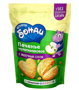 Печенье Бонди с яблочным соком 155г