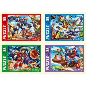 Пазл 35 элементов трансформеры №13