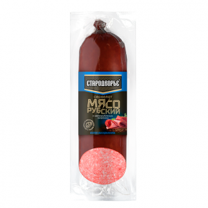 Сервелат Мясорубский с мелкорубленным окороком 400г