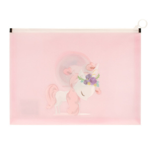 Папка на молнии А4 КОКОС Единорог