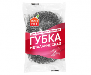 Мочалка металлическая DOMHIT 1шт