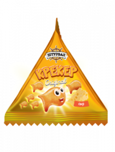 Крекер в форме рыбок со вкусом сыра Штурвал 22г