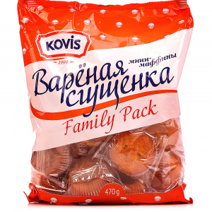 Мини-маффины Kovis вареная сгущенка  470г