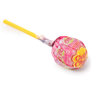 Чупа чупс Фрут-телла Клубничная жвачка с натуральным соком 17г