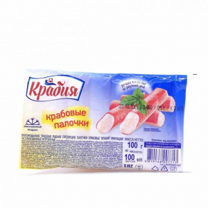 Крабовые палочки Крабия 100г