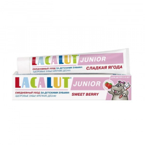 Зубная паста Lacalut Junior sweet berry (8+), 75 мл