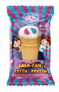 Мороженое Чудики в ваф.стак. Бабл-Гам и Тутти-Фрутти 60г