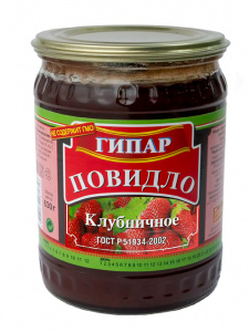 Повидло Гипар Клубничное 630г