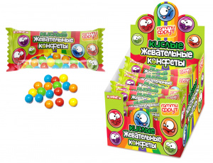 Конфеты жевательные Гамми фрут кислые 20гр