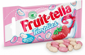Жевательный мармелад FRUIT-TELLA TEMPTIES в йогуртовой глазури 35г
