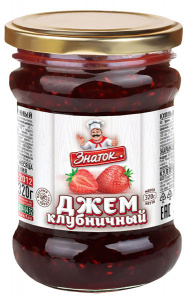Джем Клубничный ТМ Знаток 320г