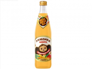 Лимонад со вкусом манго Чебурашка 0,45л