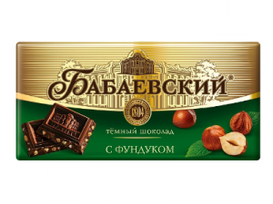 Шоколад темный Бабаевский с Фундуком, 90г