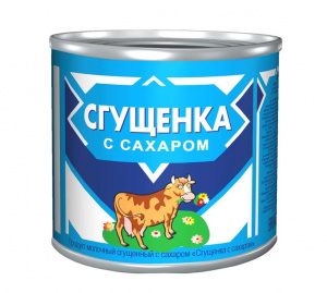 Молоко сгущенное "Сгущенка с сахаром" 8,5% 360г