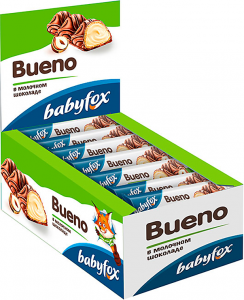 Вафельный батончик Baby Fox Bueno 23г