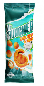 Арахис в хрустящей корочкеMr.Cruncher со вкусом Сметана и лук 60г