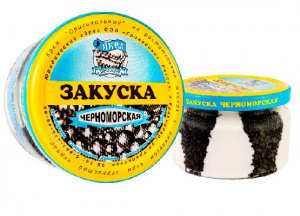 Закуска "Черноморская" аналог черной икры 180г