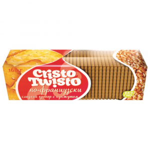 Крекер Кристо-Твисто французский с кунжутом 168гр