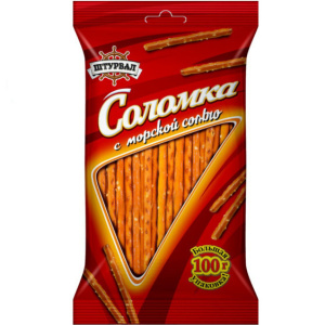 *Соломка соленая 100гр Штурвал