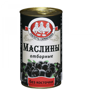 Маслины без косточки отборные Скатерть-самобранка 300г