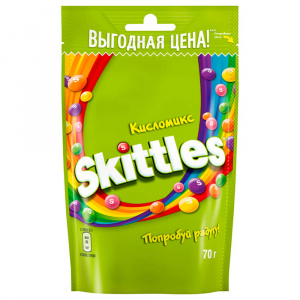 Драже Скитлс фруктово-ягодное Кисломикс 70г