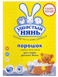 Порошок Ушастый нянь 400г для детского белья 