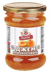 Джем Абрикосовый ТМ Знаток 320г