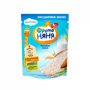 Каша Фруто Няня молочно-рисовая с пребиотиками 200г