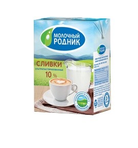 Сливки Молочный Родник 10% 200г