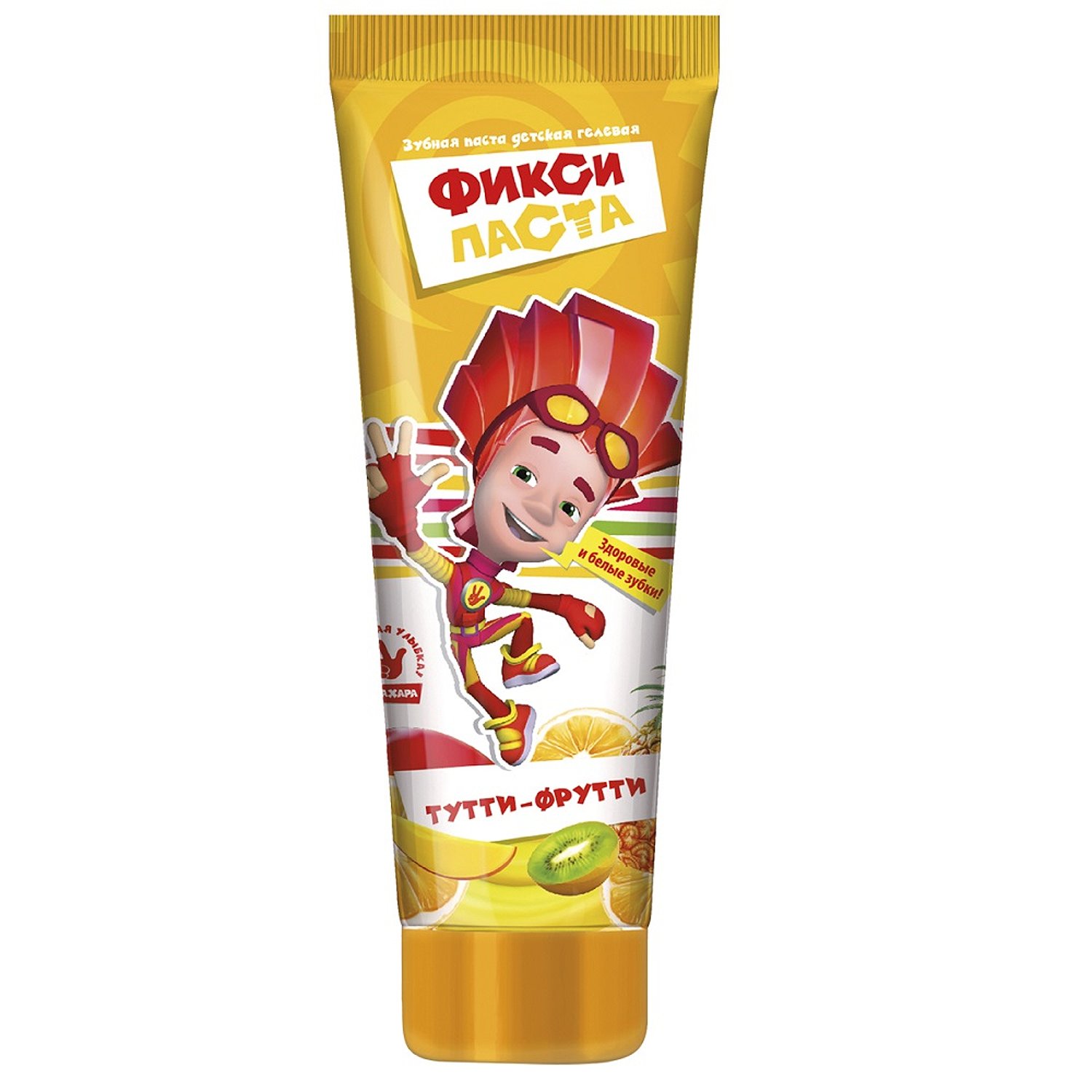 Зубная паста детская ТУТТИ-ФРУТИ Фиксики 65 гр