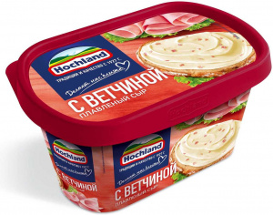 Сыр плавленый ветчина Хохланд 55% 400г