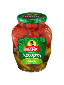 Ассорти томаты огурцы Дядя Ваня 1,8кг