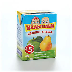 Нектар Малышам яблочно-грушевый  200г