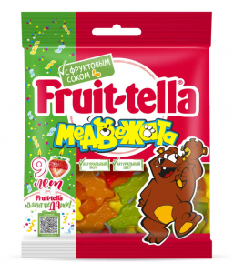 Мармелад Fruit-tella Медвежата с фруктовым соком, 70 г