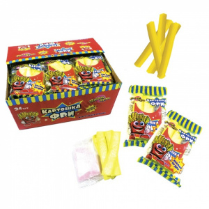 Жев.рез. с кисл.пудрой Джамбура Картошка Фри 15гр