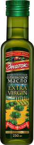 Масло oливковое Extra Virgin Знаток 0,25л