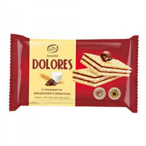 Вафли Долорес мол-шоколад 200г