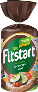 Хлебцы Fitstart гречневый микс с зеленой гречкой 90 г
