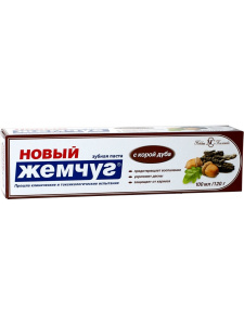Зубная паста Новый жемчуг кора дуба в ассортименте 100мл.