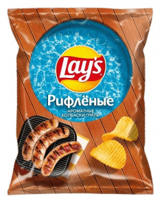Чипсы Лейс Ароматные Колбаски 125гр