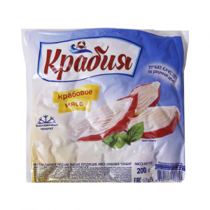 Мясо крабовое Крабия 200г