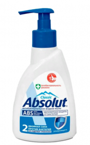 Жидкое антибактериальное мыло Absolut ионы серебра 250г