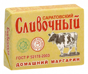 Маргарин сливочный Саратовский 60% 180г
