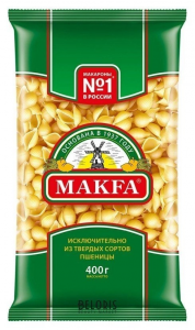 Макароны ракушки Макфа 400г