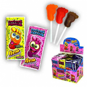 Леденец на пал. ПЯТКА Веселый напугай 10 гр