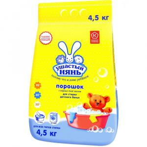 Порошок Ушастый нянь 4,5 кг для детского белья