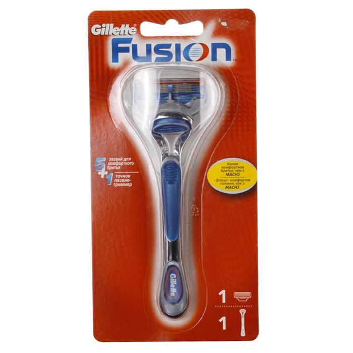 Станок д/бритья Gillette Fusion + 1 кассета